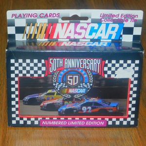 NASCAR 50th Anniversary Playing Cards